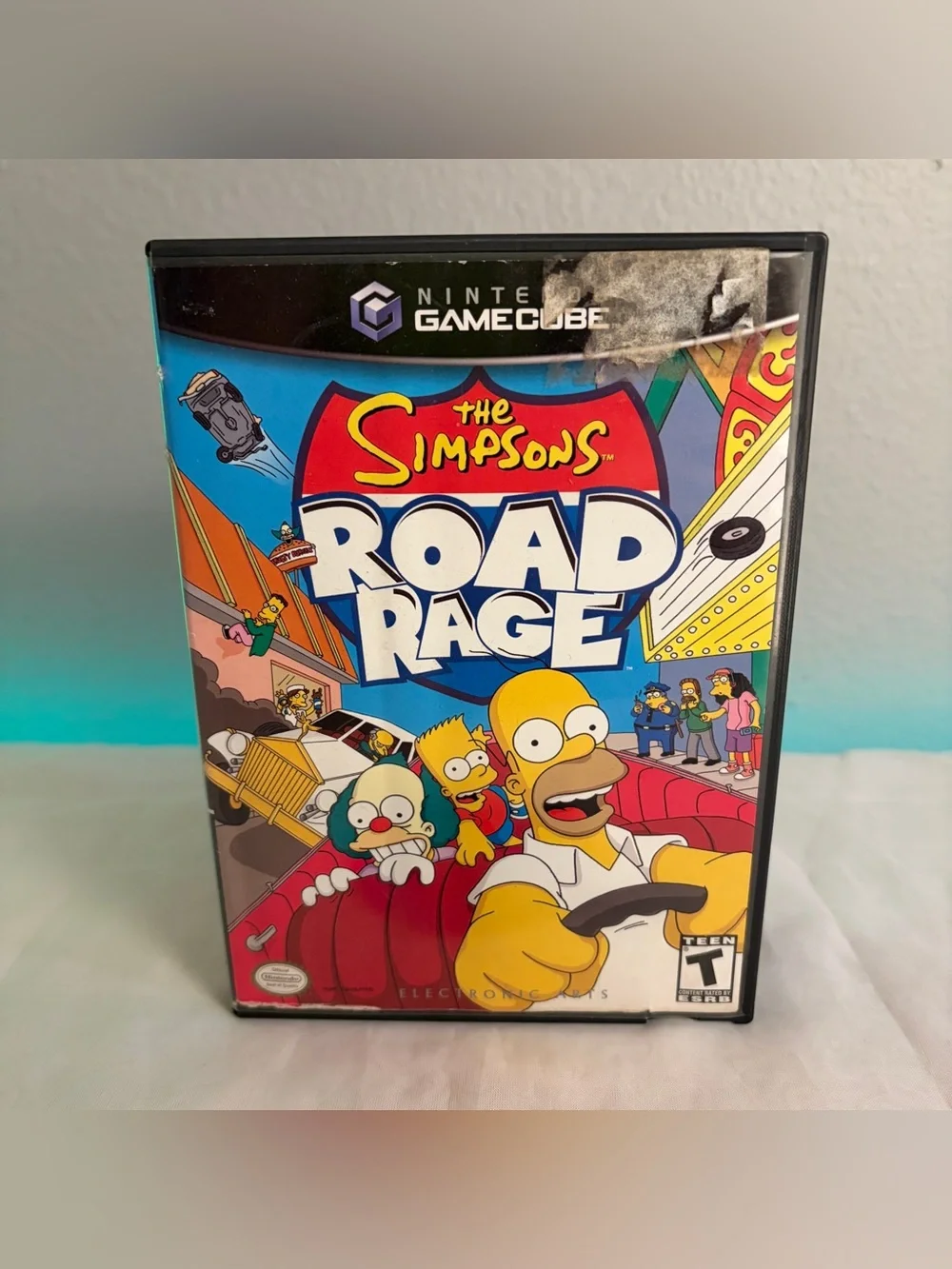 Nintendo Gamecube Simpsons Road Rage - No Manual 2001 Tested & Works Videogame